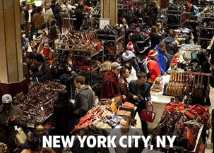 New york city to shop during black friday
